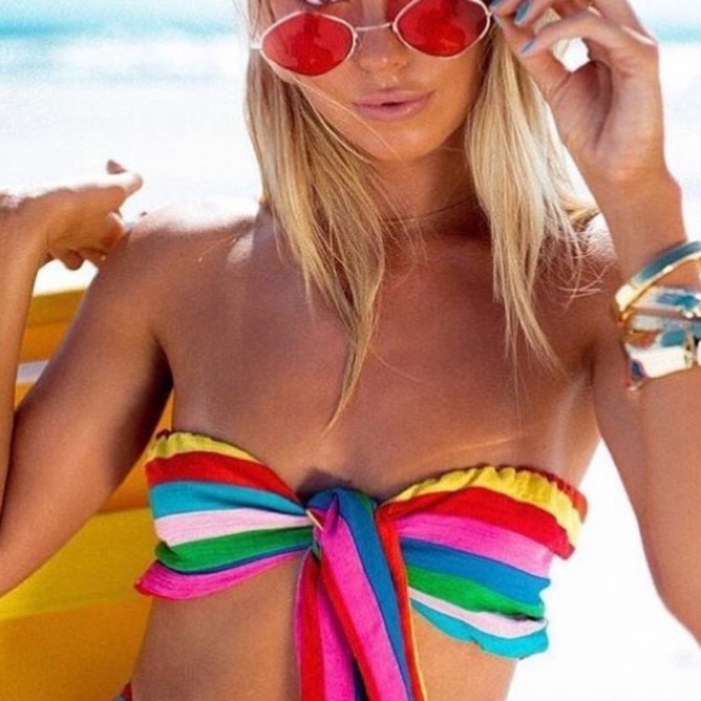 Show Me Your Mumu rainbow bandeau